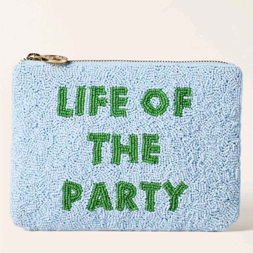 “Life of the Party” Beaded Clutch Blue/Green - Kate Spade New York x Target